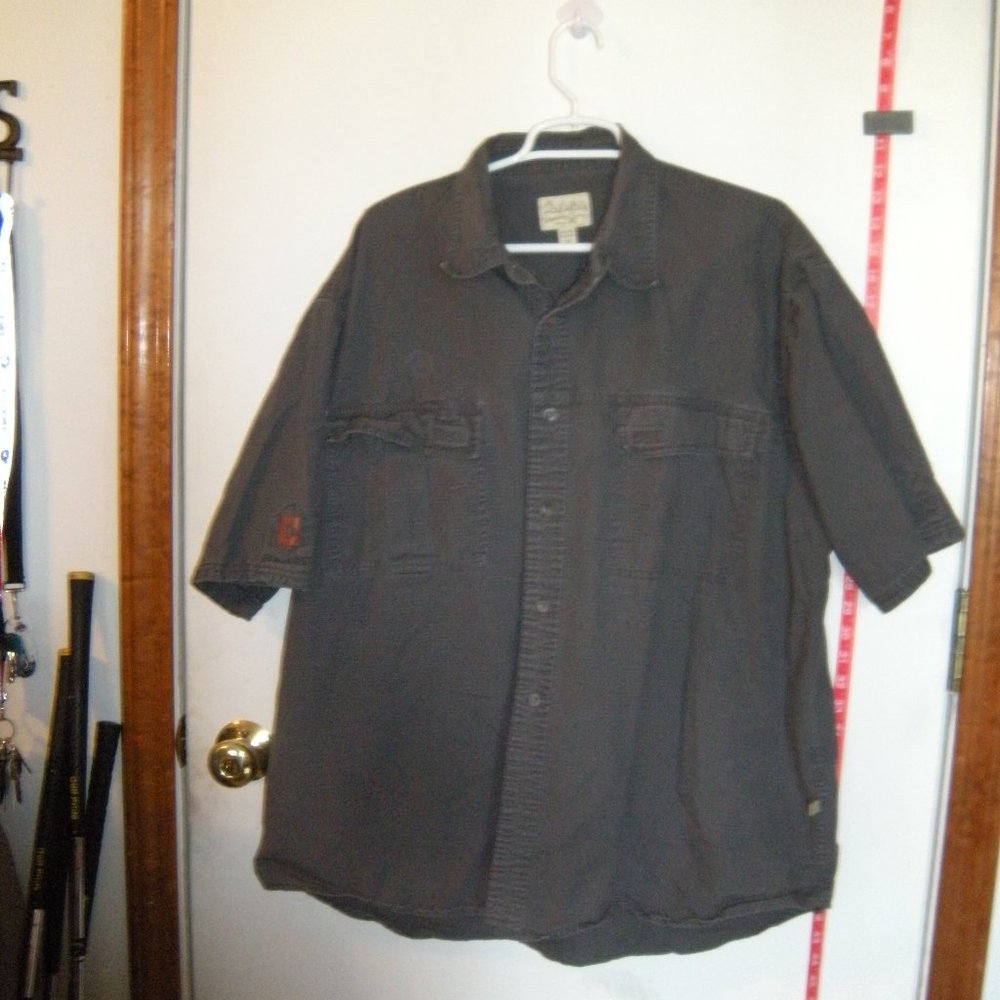 Cabela's Roughneck button down shirt size 2XL